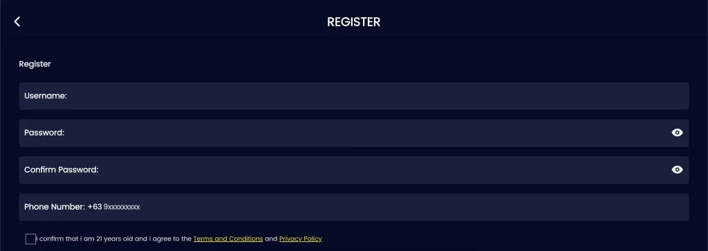 Successful JLFF registration confirmation screen